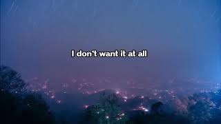 Kim Petras-I Don't Want It At All (LYRIC)