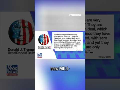 Trump says Iran is 'BEGGING' to make a deal #foxnews #news #us #fox