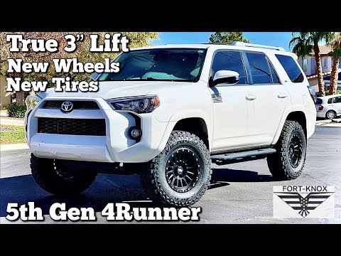 Toyota 4Runner Lift Kit | Eibach Stage 1 Lift System | Falken Wildpeak M/T 285/70r17 | 17\" Rocktrix