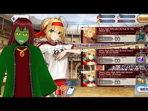 Fate/Grand Order stream: Grand Nero Fest - Summer 2023 - exhibition quests (2018 finale prototype)