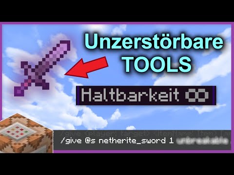 Einfache UNZERSTÖRBARE TOOLS in Minecraft! [COMMAND TUTORIAL]