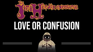 Jimi Hendrix • Love Or Confusion (CC) 🎤 [Karaoke] [Instrumental]