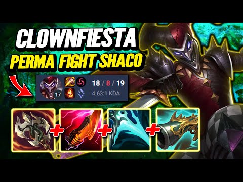 Hydra Crit Perma Fighting Shaco! S14 Ranked [League of Legends] Full Gameplay - Infernal Shaco