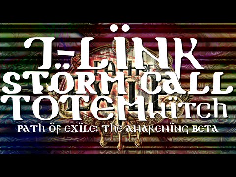 7-Link Storm Call Totem Witch [Build Overview] Path of Exile: The Awakening Beta