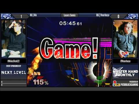 MHM#7 [Melee] - RG | Rik (Fox) vs RG | Voorhese (Fox) - Losers Semis
