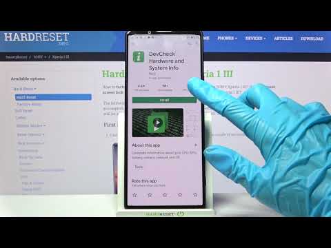 How to Check Phone Specification on SONY Xperia 1 III – DevCheck Hardware and System Info