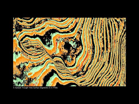 Trough Time Surface Segments - Parihaka 3D