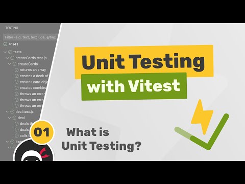 Unit Testing (Vitest) Tutorial #1 - What is Unit Testing?