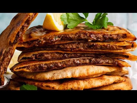 Arayes - Lebanese Meat Stuffed Pitas!