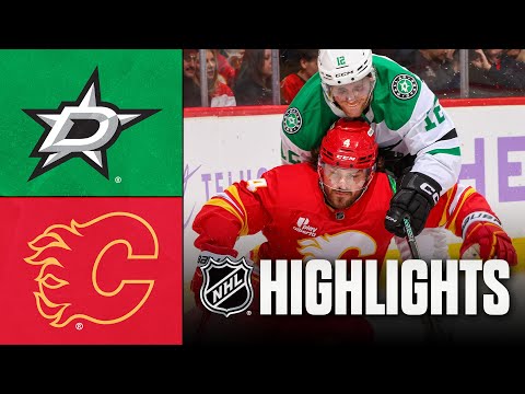 NHL Highlights | Stars vs. Flames | November 22, 2025