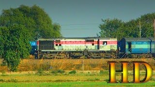 preview picture of video 'IRFCA - 14731 / Delhi - Fazilka InterCity Express Chugs At High Speed ( Indian Railways )'