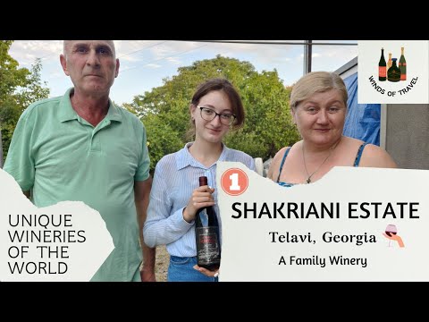 Unique Wineries Ep 1 - Shakriani Winery, Telavi, Georgia