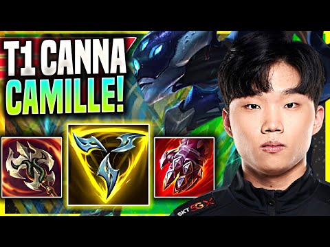 CANNA DOMINATING CAMILLE WITH NEW ITEMS! - T1 Canna Plays Camille Top vs Mordekaiser! | Season 11