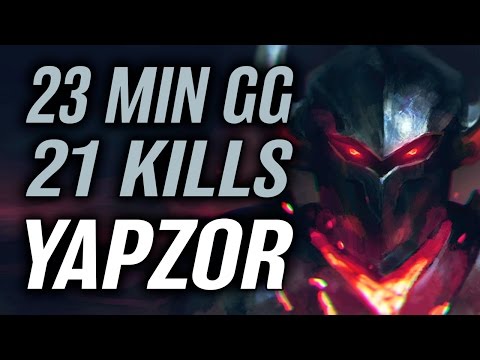 YapzOr • Chaos Knight • 21 kills — Pro MMR