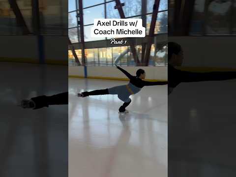 Axel-Übungen (Teil 1) ⛸️✨ #coachmichellehong #skatingcoach #iceskater #figureskating #skating #axel