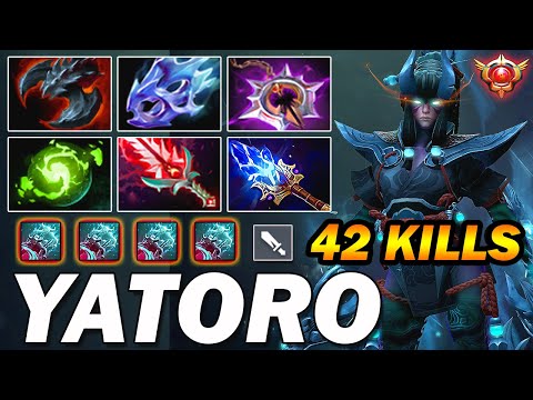 Yatoro - Phantom Assassin Epic 42 Kills | Dota 2 IMMORTAL RANK!