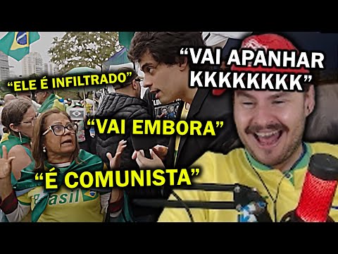 INFILTRADO IRRITA BOLSONARISTAS EM MANIFESTAÇÃO KKKK | Cortes luideverso