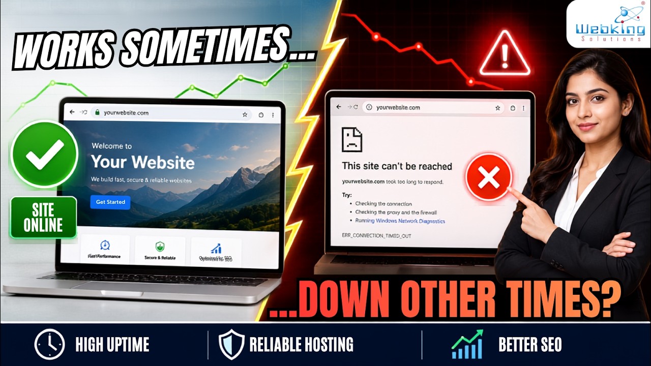 Why does my website go down randomly?