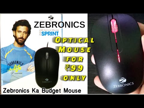 Zebronics sprint usb optical mouse