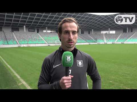 Matic Fink pred tekmo 12. kroga PLTS