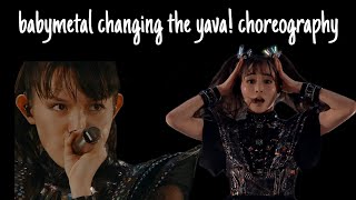 babymetal changing the yava! choreography