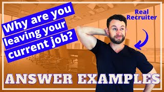 Why Are You Leaving Your Current Job Answer Example - Why are you leaving your current role answer