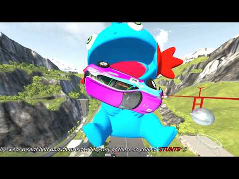 Cars vs Vulka Pokemon - BeamNG Drive | Jean Daniel.