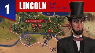Civ 6 Abraham Lincoln Episode 1 - Let's Play Civilization - Gameplay on Deity