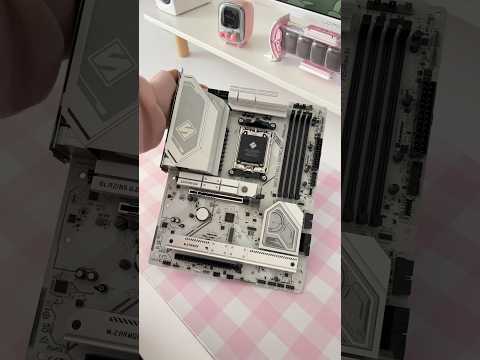 Unboxing ASRock B850 Steel Legend WiFi Motherboard for AMD Ryzen™ 9000 Series🤍 full PC build soon!