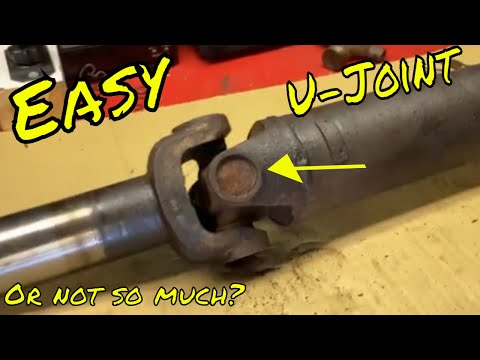 How to Replace U-Joints the Easy Way Chevy Silverado 2500 Bad Vibration 10 MPH