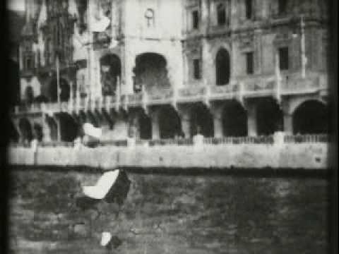 1900 Panoramic view of the Paris Exposition from the Seine River