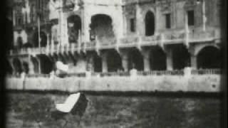 1900 Panoramic view of the Paris Exposition from the Seine River