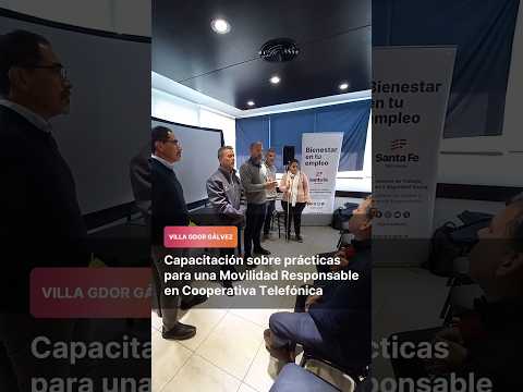 Capacitación sobre prácticas para una Movilidad Responsable en Villa Gobernador Gálvez