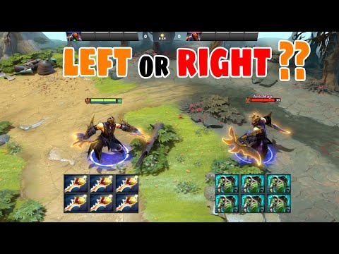 Who is winner ? Left or Right Anti mage Max level 6 Rapiers Dota 2 Ranking