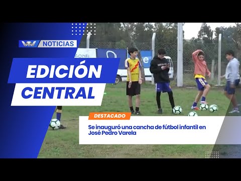 Se inauguró una cancha de fútbol infantil en José Pedro Varela