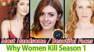 Top 10 Beautiful Faces of Why Women Kill Season 1,CAST Nolan North 7th| Scored by AI video