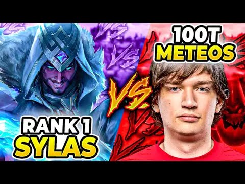 WHEN THE RANK 1 SYLAS GOES AGAINST A PRO JUNGLER (METEOS) - League of Legends
