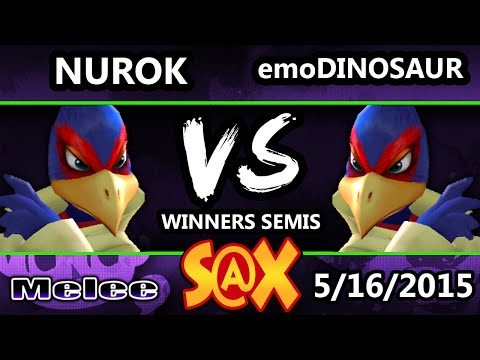 Spring Arcadian - Nurok (Falco) Vs. emoDinosaur (Falco) SSBM Winners Semis - Smash Melee