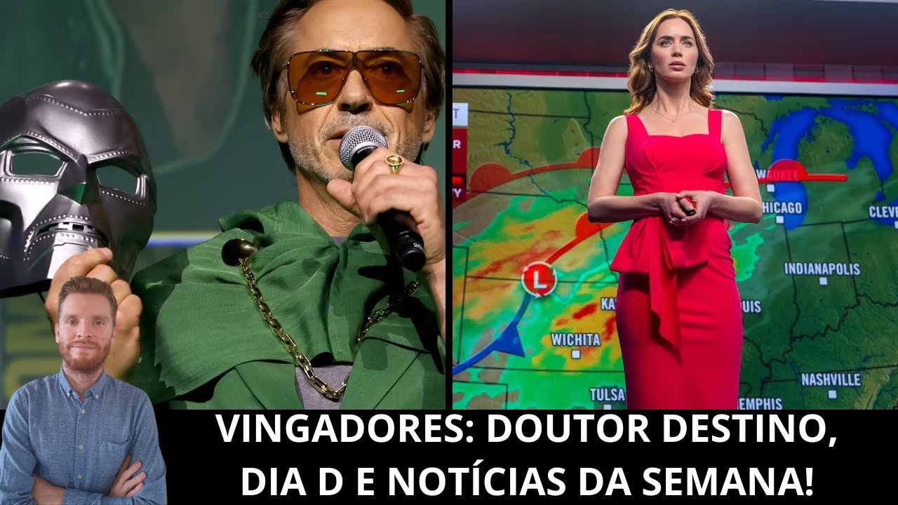Ao vivo: Vingadores: Doutor Destino, Dia D, novo filme de Scorsese, Oscar 2026 e notícias da semana!