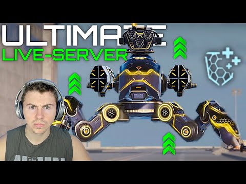 Ultimate Fujin Is AMAZING... Huge Live Server Damage - INFINITE Grey HP Healing | War Robots