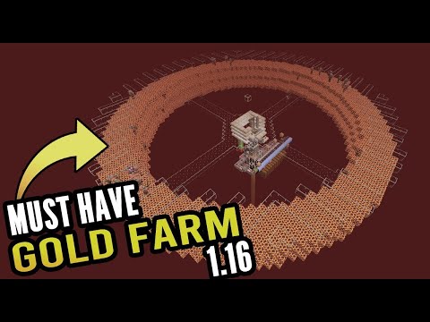 Insane Gold & XP Farm in Minecraft 1.16+