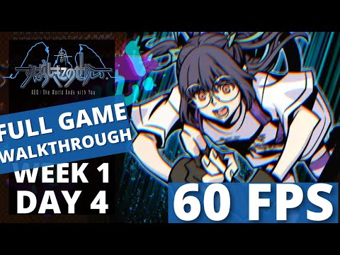 NEO: The World Ends with You - Full Walkthrough Week 1 - Day 4 (No Commentary)