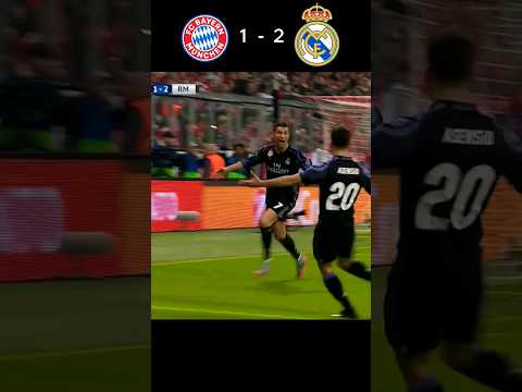 Bayern Munich 1-2 Real Madrid | UEFA Champions League (Quarter-finals - first leg) #cr7 #ronaldo