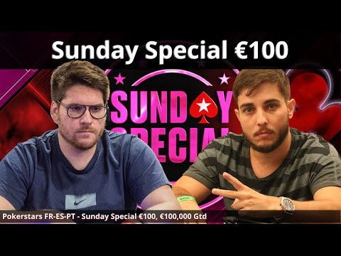 PokerStars FR-ES-PT - Sunday Special €100 - Final Table Replay