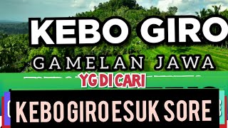Download lagu KEBO GIRO GAMELAN JAWA_KEBO GIRO ESUK SORE  BAS GLER  mp3