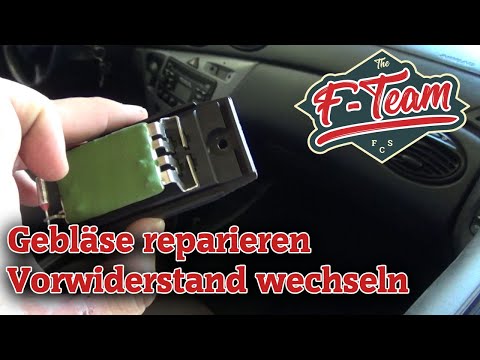 Vorwiderstand / Thermosicherung Gebläse / Heizung wechseln | Ford Focus MK1 | Anleitung | Tutorial