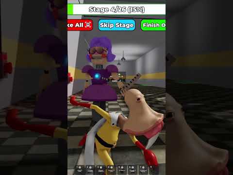 Run from MISS ANI-TRON (obby) #roblox #shrots