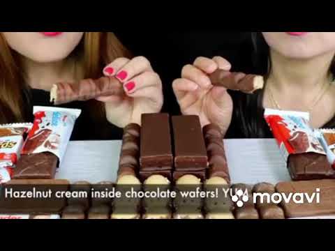 ASMR vs chocolate 🤤
