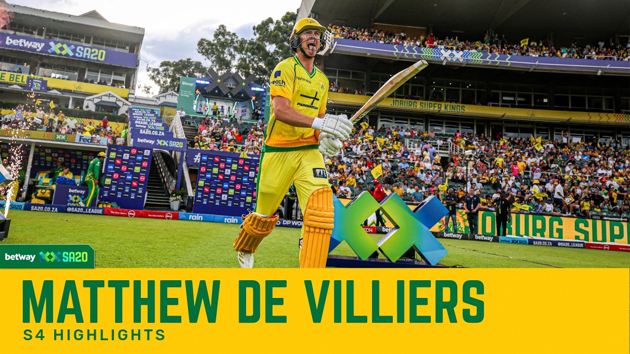Matthew de Villiers (Joburg Super Kings) | Season 4 Batting highlights