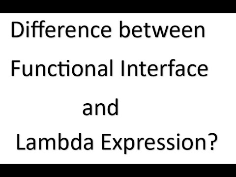 Difference between Functional Interface and Lambda Expression in Java